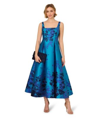 Adrianna Papell - Petite Jacquard Fit & Flare Dress
