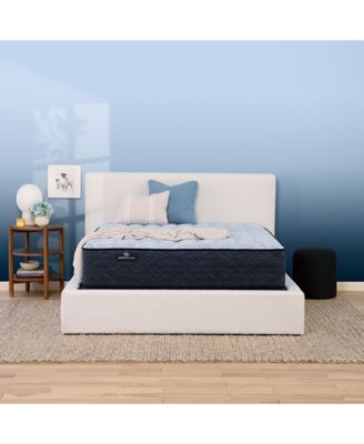 Serta - Perfect Sleeper Blue Lagoon Night 13.5" Medium Mattress Set, Queen