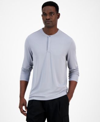 Alfani - Men's Alfatech Solid Henley