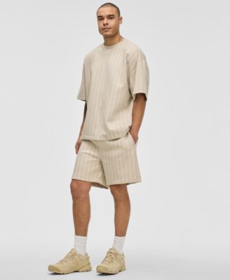 Mode of One - Men's Regular-Fit Pinstripe 7" Shorts