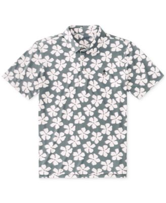 Chubbies - Men's The Daisy Chain Short Sleeve Floral Print Polo Shirt