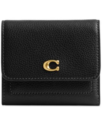 COACH - Mila Small Leather Flap Wallet