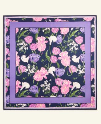 Macy's - Flower Show Square Silk Scarf
