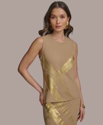 Donna Karan New York - Women's Brushstroke-Print Top