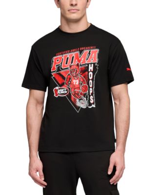 Puma - Men's Cotton Rival Rage Graphic Short-Sleeve T-Shirt