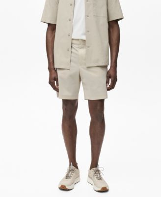 MANGO - Men's Water-Repellent 7.48" Bermuda Shorts