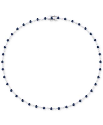 Macy's - Emerald (5-3/8 ct. t.w.) & Diamond (1-1/6 ct. t.w.) All Around 17" Collar Necklace in 14k Gold (Also in Ruby & Sapphire)