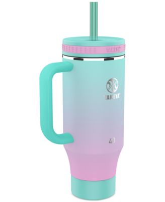 Takeya - Fixed Handle 40-Oz. Insulated Stainless Steel Tumbler