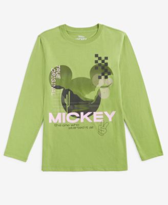 Epic Threads - Little & Big Boys Mickey Mouse Printed Long-Sleeve T-Shirt