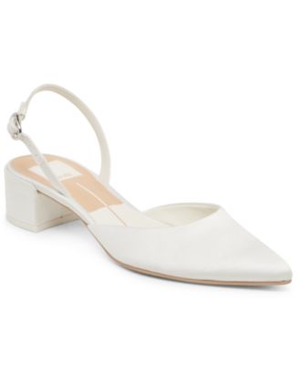 Dolce Vita - Women's Carel Two Piece Pointed Toe Low Block Heel Pumps