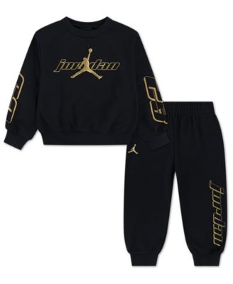 Jordan - Boys Toddler 2T-4T Crewneck Top and Pants Set