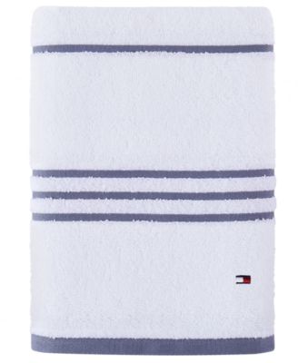 Tommy Hilfiger Home - Modern American Stripe 30" x 54" Cotton Bath Towel