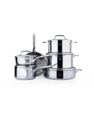 SAVEUR SELECTS - Saveur Selects Voyage Series Tri-Ply Stainless Steel 11-Pc. Cookware Set