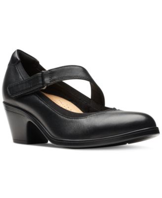 Clarks - Women's Emily Mabel Asymmetric Mary Jane Shoes