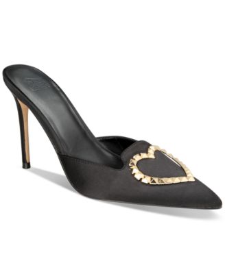 AAJ By Aminah - Women's Aviva Heart Mule Pumps