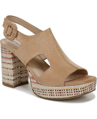 LifeStride - Women's Audra Open Square Toe Block Heel Platform Sandals