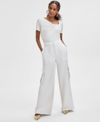 I.N.C. International Concepts - Women's Straight-Leg Cargo Pants