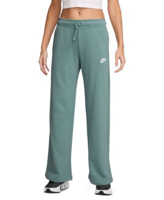 Nike - Sportswear Women's Club Fleece Mid-Rise Wide-Leg Sweatpants