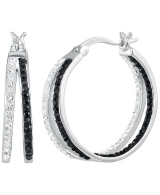 Macy's - Cubic Zirconia Round Hoop Earrings (1.16 ct. t.w.)