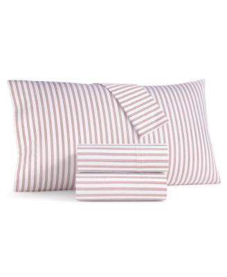 Charter Club - Holly Berries Cotton 4-Pc. King Sheet Set, Created for Macy's