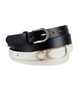 Calvin Klein - Women's 2-Pc. Skinny Dress Belts Set