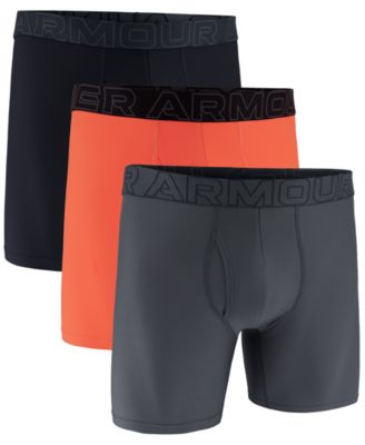Under Armour - Men's Performance Tech Mesh Solid 6" Boxer Briefs - 3-pack