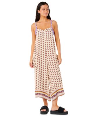 Rip Curl - Juniors' Cala Nights Wide-Leg Jumpsuit