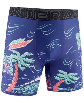 Under Armour - Men's Mountain Dew Printed Performance Tech Mesh 6" Boxer Briefs